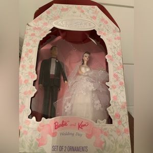 Barbie &ken wedding day hallmark ornament
